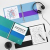 image:imageAvery TwoTone Durable View 3 Ring Binder 1 Inch Slant Rings VioletSoft Blue Binder 17131BlueTeal