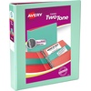 image:imageAvery TwoTone Durable View 3 Ring Binder 1 Inch Slant Rings VioletSoft Blue Binder 17131MintCoral