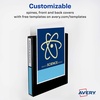 image:imageAvery TwoTone Durable View 3 Ring Binder 1 Inch Slant Rings VioletSoft Blue Binder 17131MintCoral