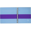 image:imageAvery TwoTone Durable View 3 Ring Binder 1 Inch Slant Rings VioletSoft Blue Binder 17131VioletSoft Blue