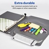 image:imageAvery Ultralast 3 Ring Binder 1 Inch Slant Rings 1 White Binder 79744