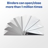 image:imageAvery Ultralast 3 Ring Binder 1 Inch Slant Rings 1 White Binder 79744