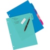 image:imageAvery Write amp Erase Dividers for 3 Ring Binders 5 Tabs per Set Multicolor Big Tabs Pastels Binder Dividers Great for Organizing Reports Projects and More 16270