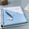 image:imageAvery Write amp Erase Pocket Plastic Dividers for 3 Ring Binders 8Tab Sets Multicolor Tabs Viewable Beyond Sheet Protectors 1 Set 1617724 Sets