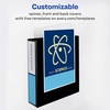 image:imageAveryR Durable View 3 Ring Binder 2 Inch EZD Rings 1 Black Binder 095002