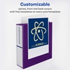 image:imageAveryR HeavyDuty View 3 Ring Binder 1 OneTouch EZDR Rings 1 Purple Binder 797711 Pack of 12