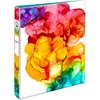 image:imageAvery  Amy Tangerine Designer Collection Binder 1 Inch Round Rings 175Sheet Capacity Rainbow Inkblot 28341