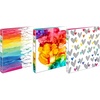 image:imageAvery  Amy Tangerine Designer Collection Binder 1 Round Rings 175Sheet Capacity Assorted Designs 26880 Pack of 6