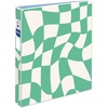 image:imageAvery 3 Ring Binder 1 Inch Round Rings Retro Collection Groovy Checks 268030