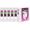 image:imageAvery 3 Ring Binder 3 Inch Slant Rings Durable View White Binder for Home Office or School Use 6 Pack 17042