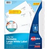 image:imageAvery Big Tab Printable Large White Label Dividers with Easy Peel 8 Tabs 4 Sets 1443948 sets