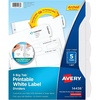 image:imageAvery Big Tab Printable White Label Dividers with Easy Peel 5 Tabs 1 Set 14436One Size