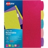image:imageAvery Big Tab Reversible Fashion Dividers Assorted Colors 5Tab Set 249280