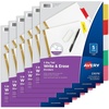 image:imageAvery Big Tab Write amp Erase Dividers for 3 Ring Binders 5Tab Set Multicolor Divider Tabs Great for Organizing Projects Reports Finances and More 6Pack of 23076