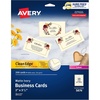 image:imageAvery Clean Edge Printable Business Cards with Sure Feed Technology 2 x 35 Ivory 200 Blank Cards for Laser Printers 5876One Size