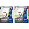 image:imageAvery Clear Easy View Durable Plastic Dividers for 3 Ring Binders 5Tab Set Bright Multicolor 1 Set 167405 Tab Pack of 2