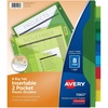 image:imageAvery Dividers for 3 Ring Binders 8Tab TwoPocket Plastic Binder Dividers Multicolor 24 Sets of 11907