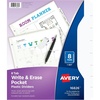 image:imageAvery Durable Plastic 8 Tab Write amp Erase Dividers for 3 Ring Binders Slash Pocket Translucent White Works with Sheet Protectors 1 Set 16826