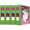 image:imageAvery Durable View 3 Ring Binder 2 Inch Slant Rings 4 Green Binders 17838Green