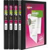 image:imageAvery Durable View 3 Ring Binder 3 Inch Slant Rings 4 Black Binders 1705005