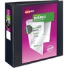 image:imageAvery Durable View 3 Ring Binder 4 Inch EZD Rings 780 Sheet Capacity Black 45 Wide Spine Holds 85x11 Paper 4 Interior Pockets for Organizing Documents amp Reports 09800