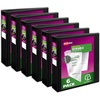 image:imageAvery Durable View 3 Ring Binders 2 Inch Slant Rings 530Sheet Capacity DuraHinge 28 Inch Wide Spine Customizable Clear Cover and Spine Black Binders 6Pack of 17031