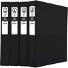 image:imageAvery Economy 3 Ring Binders 1 Round Rings 4 Black Binders 033011