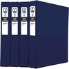 image:imageAvery Economy 3 Ring Binders 1 Round Rings 4 Navy Blue Binders 19297