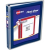 image:imageAvery FlexiView 3 Ring Binder 1 Inch Round Rings 1 Navy Blue Binder 176851