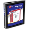 image:imageAvery FlexiView 3 Ring Binder 12 Inch Round Rings 1 Black Binder 157670