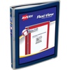 image:imageAvery FlexiView 3 Ring Binder 12 Inch Round Rings 1 Navy Blue Binder 1576605