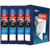 image:imageAvery Heavy Duty View 3 Ring Binder 15 One Touch Slant Ring Holds 85 x 11 Paper 4 Navy Blue Binders 79871Blue