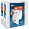 image:imageAvery Heavy Duty View 3 Ring Binder 4 One Touch Slant Ring Holds 85 x 11 Paper 2 White Binders 798754