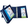 image:imageAvery HeavyDuty Framed View 3Ring Binder 15 EZD Rings 1 Navy Blue Binder 68059Blue