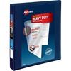 image:imageAvery HeavyDuty View 3 Ring Binder 1 One Touch EZD Rings 1 Navy Blue Binder 79809
