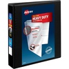 image:imageAvery HeavyDuty View 3 Ring Binder 1 One Touch Slant Rings Holds 85 x 11 Paper 1 Black Binder 0530015