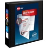 image:imageAvery HeavyDuty View 3 Ring Binder 1 One Touch Slant Rings Holds 85 x 11 Paper 1 Black Binder 053002