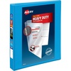 image:imageAvery HeavyDuty View 3 Ring Binder 1 One Touch Slant Rings Holds 85 x 11 Paper 1 Light Blue Binder 05301Blue