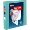 image:imageAvery HeavyDuty View 3 Ring Binder 15 Inch EZD Rings Great for Portfolios Office School Notebooks and More 1 Mint Binder 79271Green