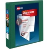 image:imageAvery HeavyDuty View 3 Ring Binder 15 Inch One Touch EZD Rings 400Sheet Capacity 21 Inch Wide Spine Customizable Clear Cover and Spine 1 Green Binder 79108