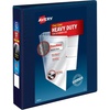 image:imageAvery HeavyDuty View 3 Ring Binder 15 One Touch EZD Rings 1 Navy Blue Binder 79805