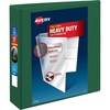 image:imageAvery HeavyDuty View 3 Ring Binder 2 Inch One Touch EZD Rings 540Sheet Capacity 28 Inch Wide Spine Customizable Clear Cover and Spine 1 Green Binder 796832 Pack of 6