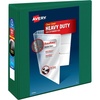 image:imageAvery HeavyDuty View 3 Ring Binder 3 Inch One Touch EZD Rings 670Sheet Capacity 35 Inch Wide Spine Customizable Clear Cover and Spine 1 Green Binder 79109
