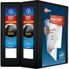 image:imageAvery HeavyDuty View 3 Ring Binder 3 One Touch Slant Rings Holds 85 x 11 Paper 2 Black Binders 798733