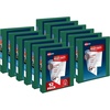 image:imageAvery HeavyDuty View 3 Ring Binders 15 Inch One Touch EZD Rings 400Sheet Capacity 21 Inch Wide Spine Customizable Clear Cover and Spine Green Binders 12Pack of 79108Green