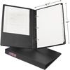 image:imageAvery LegalSize Durable 3 Ring Binders 1 Round Rings Holds 85 x 14 Paper Black 2 Pack 177091 Pack