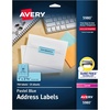 image:imageAvery Neon Address Labels with Sure Feed for Laser Printers 1 x 2 58 750 Pastel Blue Labels 59801 in x 258 in