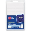 image:imageAvery NoIron Fabric Labels 12 x 134 Washer and DryerSafe Waterproof Labels NonPrintable 54 Total 40720