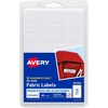 image:imageAvery NoIron Fabric Labels Assorted Shapes and Sizes Washer and DryerSafe Waterproof Labels NonPrintable 45 Total 407001 Pack
