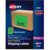 image:imageAvery Printable Shipping Labels 812 x 11 Assorted Neon Colors Magenta Green and Yellow Laser amp Inkjet Compatible 15 Blank Labels Total 5975Neon Assorted
